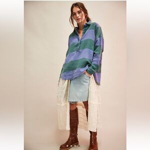 We The Free Arizona Sky Striped Pullover NWT